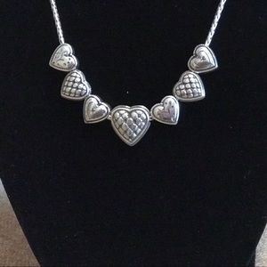 Brighton Silver Enchanted Heart Necklace